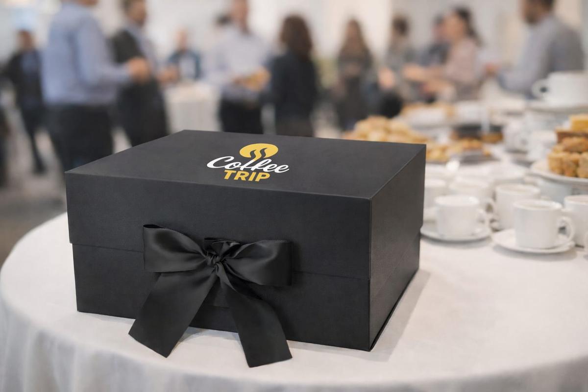 Caixa Coffee Trip em evento