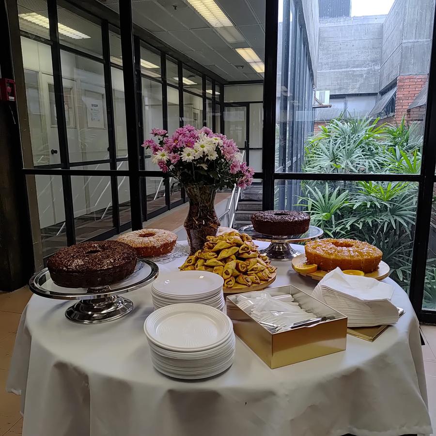 Mesa decoração tropical